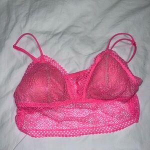 Pink Lace Bralette